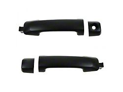 Exterior Door Handles; Front; Paint to Match Black (07-21 Tundra)