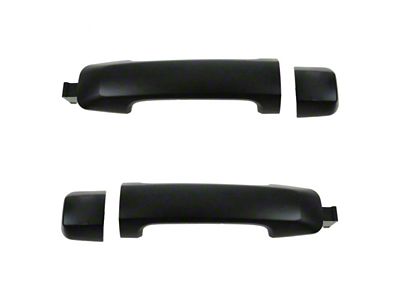 Exterior Door Handles; Rear; Paint to Match Black (07-21 Tundra CrewMax)