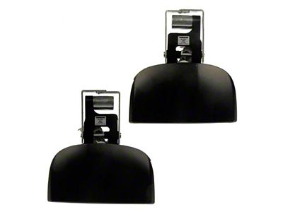 Exterior Door Handles; Rear; Paint to Match Black (07-21 Tundra Double Cab)
