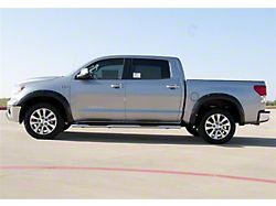 Elite Series Rivet Style Fender Flares; Front and Rear; Textured Black (07-13 Tundra)