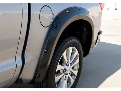 Elite Series Rivet Style Fender Flares; Rear; Textured Black (07-13 Tundra)