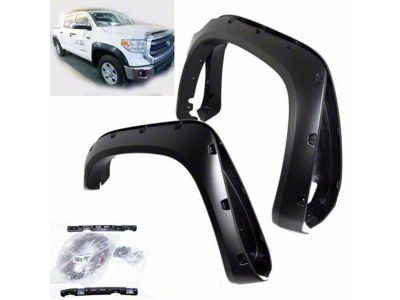 Fender Flares; Matte Black (14-15 Tundra)