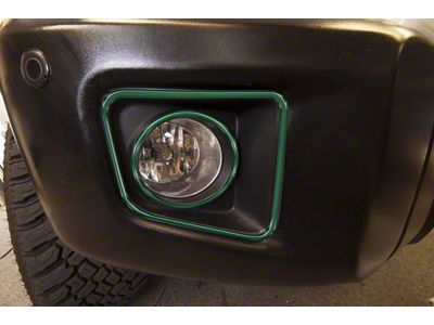 Fog Light Accent Trim; Army Green (14-21 Tundra)