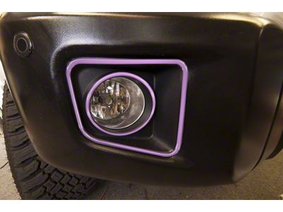 Fog Light Accent Trim; Lavender Purple (14-21 Tundra)