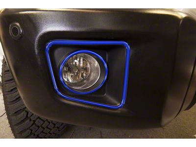 Fog Light Accent Trim; Voodoo Blue (14-21 Tundra)