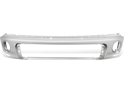 Front Bumper Cover without Parking Sensor Holes; Chrome (07-13 Tundra)