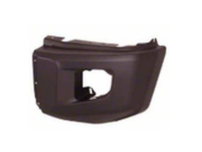 CAPA Replacement Front Bumper End; Black; Driver Side (14-21 Tundra)