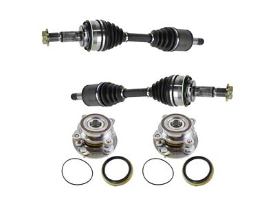 Front CV Axle Shafts and Hub Assembly Set (07-18 4WD Tundra)
