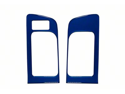 Front Door Handle Accent Trim; Blazing Blue (14-21 Tundra w/ Memory Seat Button)