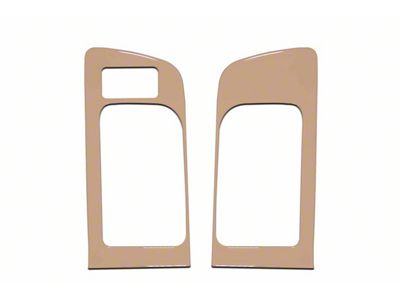 Front Door Handle Accent Trim; Quicksand Tan (14-21 Tundra w/ Memory Seat Button)