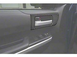 Front Door Handle Accent Trim; Smoked Mesquite (14-21 Tundra w/ Memory Seat Button)