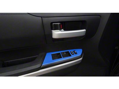 Front Door Switch Panel Accent Trim; Voodoo Blue (14-21 Tundra)