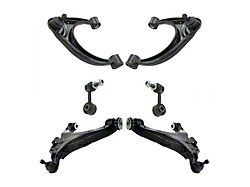 Front Upper and Lower Control Arms with Ball Joints and Sway Bar Links (07-21 Tundra)