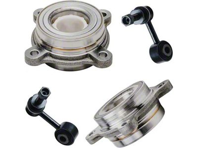 Front Wheel Hub Assemblies with Sway Bar Links (07-21 Tundra)