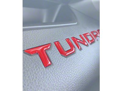 Glove Box Letter Inserts; Forged Carbon Fiber (22-25 Tundra)
