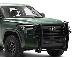 Grille Guard; Semi-Gloss Black (22-25 Tundra)