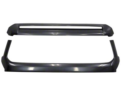 Grille Surround and Hood Bulge Overlay; Magnetic Grey Metallic (14-21 Tundra)
