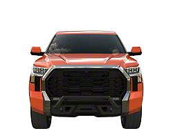 HD Front Bumper with Hoop; Black (22-25 Tundra)