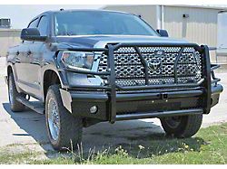 HD Replacement Front Bumper with Receiver Hitch; Semi-Gloss Black (14-21 Tundra)