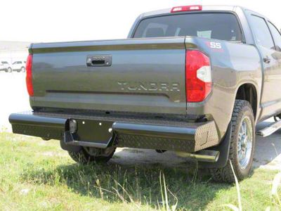 HD Replacement Front Bumper; Semi-Gloss Black (14-21 Tundra)