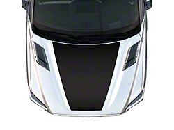 Hood Graphic; Matte Black (22-25 Tundra)