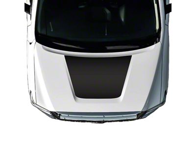 Hood Graphic; Matte Black (14-21 Tundra)