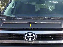 Hood Vent Trim; Stainless Steel (14-21 Tundra)