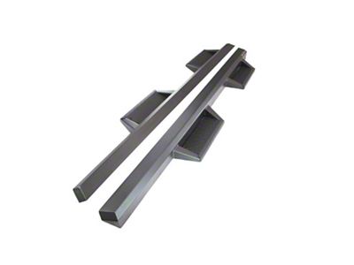 Impact Heavy Duty Drop Side Step Bars; Black (22-25 Tundra CrewMax)