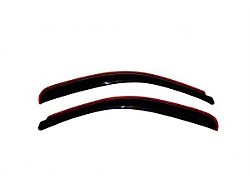 In-Channel Ventvisor Window Deflectors; Front; Dark Smoke (07-17 Tundra Regular Cab)