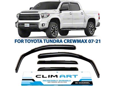 in-Channel Window Deflectors (07-21 Tundra CrewMax)