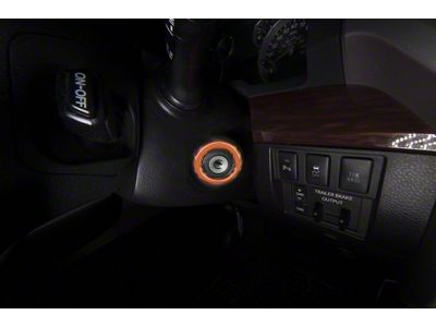 Key Ignition Accent Trim; Inferno (14-21 Tundra)