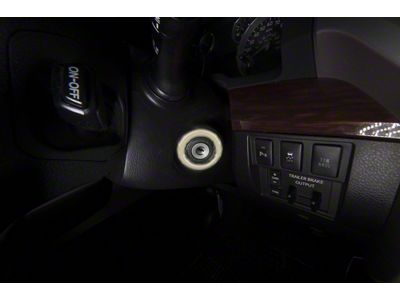 Key Ignition Accent Trim; Quicksand Tan (14-21 Tundra)