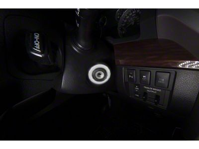 Key Ignition Accent Trim; Silver Sky Metallic (14-21 Tundra)