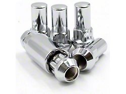 Locks with Key for Chrome Acorn Lug Nuts; 14mm x 1.5 (07-21 Tundra)