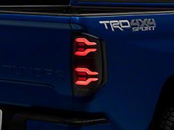 AlphaRex LUXX-Series LED Tail Lights; Black Housing; Smoked Lens (14-21 Tundra)