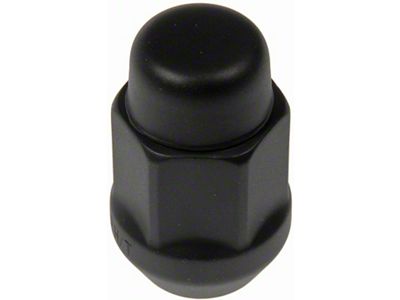Matte Black Acorn Wheel Lug Nuts; M14x1.50; Set of 21 (07-21 Tundra)