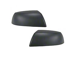 Mirror Caps; Textured Black (07-13 Tundra)