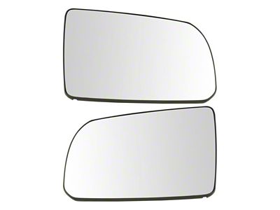Mirror Glass; Driver and Passenger Side (07-17 Tundra)