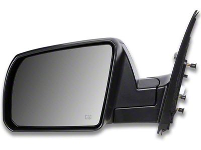 Mirror; OEM; Powered; Heated; Textured Black; Left (14-18 Tundra)