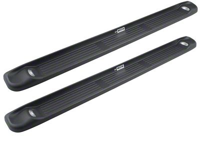 Molded Lighted Running Boards; Black (07-21 Tundra CrewMax)