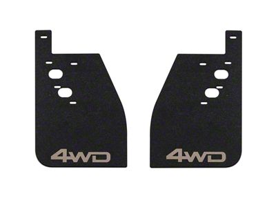 Mud Flaps with Quicksand 4x4 Logo; Rear (14-21 Tundra)