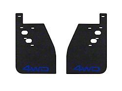 Mud Flaps with VooDoo Blue 4x4 Logo; Rear (14-21 Tundra)