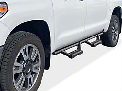 Octagon Tube Drop Style Nerf Side Step Bars; Black (07-21 Tundra CrewMax)