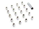 OE ET Truck Spline Lug Nut Kit; 14mm x 1.5; Set of 24 (22-25 Tundra)