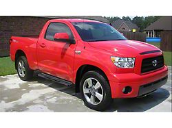 OE Style Running Boards; Black (07-17 Tundra Regular Cab)
