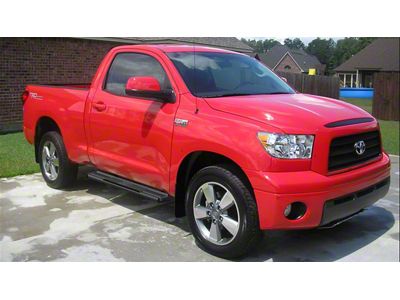 OE Style Running Boards; Black (07-17 Tundra Regular Cab)