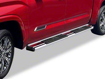 OE Style Running Boards; Polished (22-25 Tundra CrewMax)