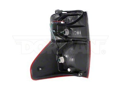 OE Style Tail Light; Chrome Housing; Red/Clear Lens; Driver Side (10-13 Tundra)