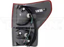 OE Style Tail Light; Chrome Housing; Red/Clear Lens; Driver Side (07-09 Tundra)