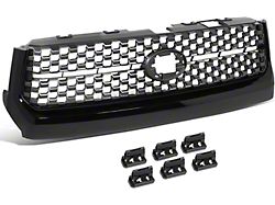 OE Style Upper Replacement Grille; Gray/Black (18-21 Tundra)